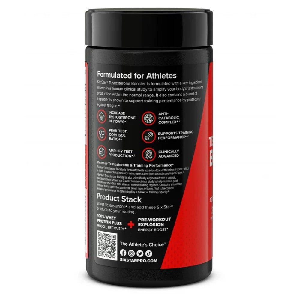 Six Star Elite Series Testo Booster 60 caplets 631656603118- The Supplement Warehouse Pte Ltd