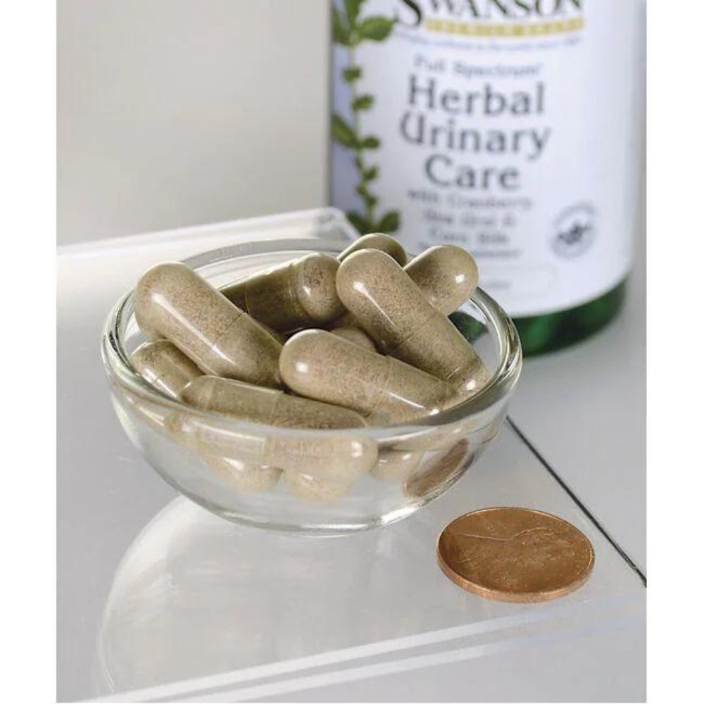 Swanson Herbal Urinary Care 600mg 60 caps 087614114934- The Supplement Warehouse Pte Ltd