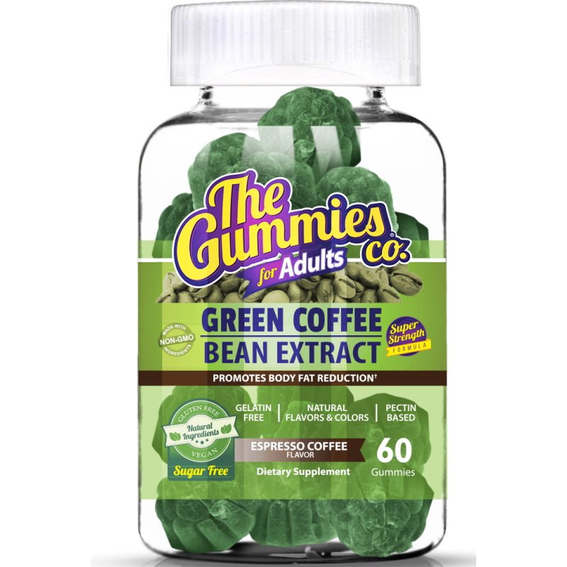 The Gummies Co Green Coffee Sugar Free 60 Gummies 639738166353- The Supplement Warehouse Pte Ltd