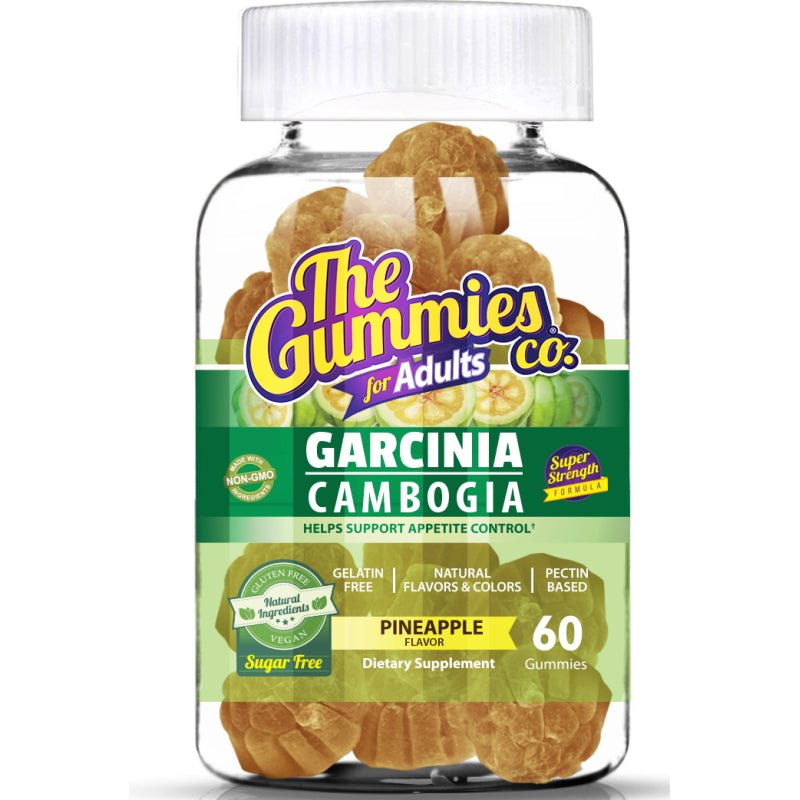 The Gummies Co Sugar Free Garcinia Cambogia 60 Gummies Pineapple Flavour 639738166360- The Supplement Warehouse Pte Ltd