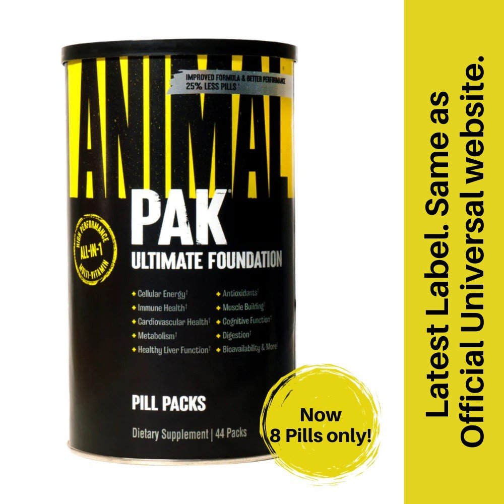 Universal Nutrition Animal Pak 44 packs 039442000422- The Supplement Warehouse Pte Ltd