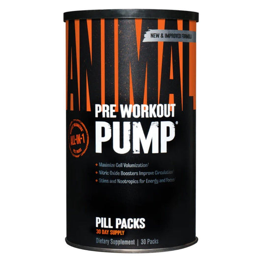 Universal Nutrition Animal Pump Pre Workout 30 pks 039442030542- The Supplement Warehouse Pte Ltd