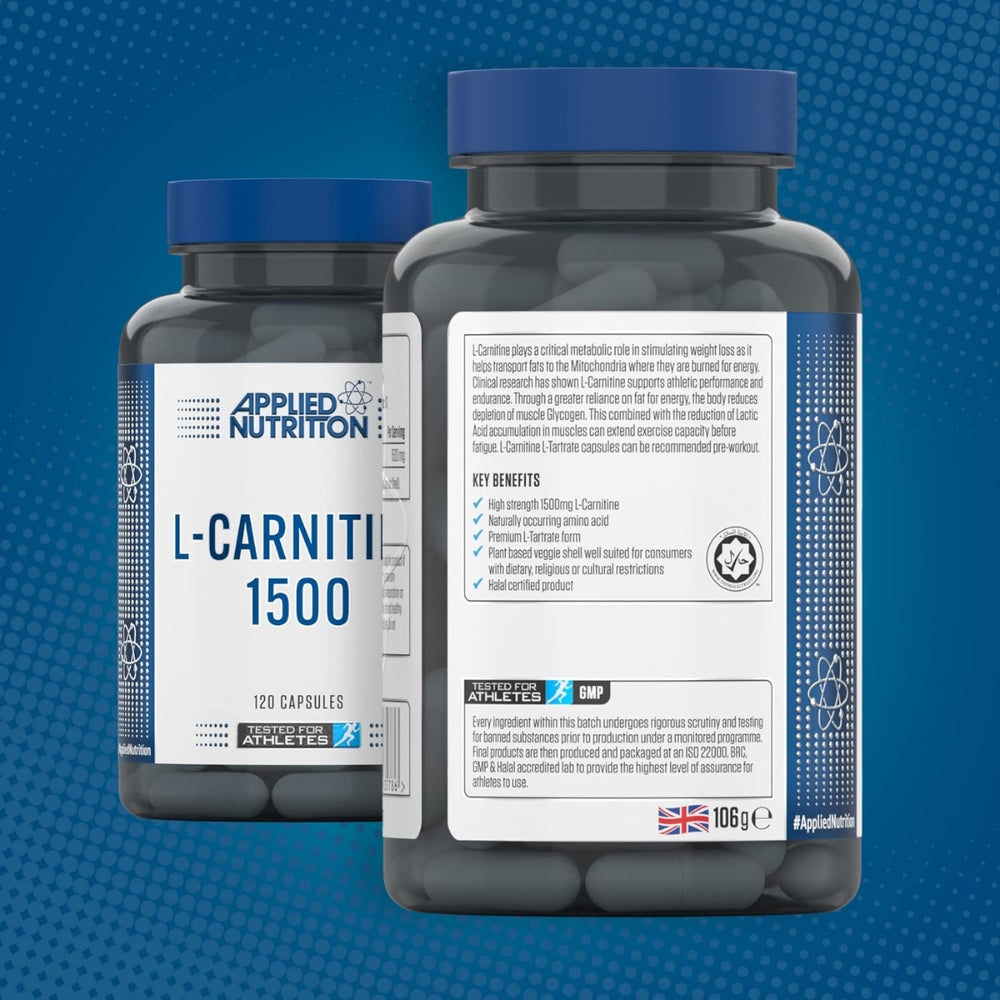 Applied Nutrition L-Carnitine Tartrate 1500 120 veg caps