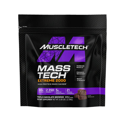 MuscleTech Mass Tech Extreme 2000 Mass Gainer 6 lbs (Exp Oct 2026)