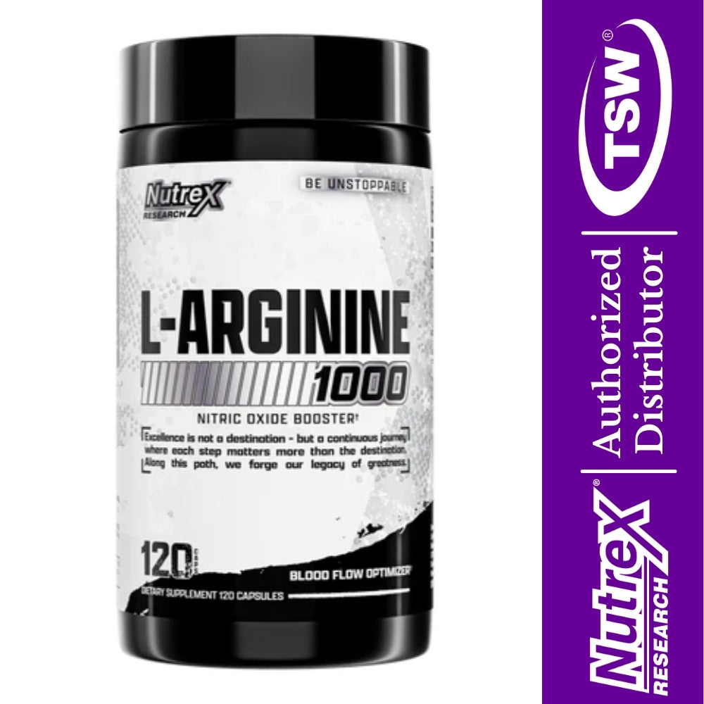 Nutrex L-Arginine 1000 120 veg cap (Exp Aug 2027)