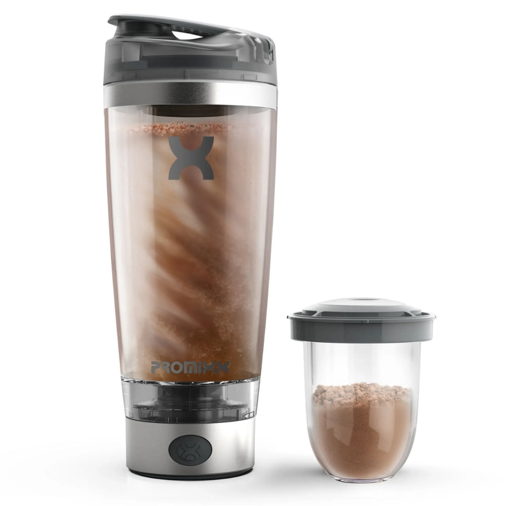 PROMIXX PRO Stainless Steel Vortex Mixer 600ml + Storage Pod 130ml