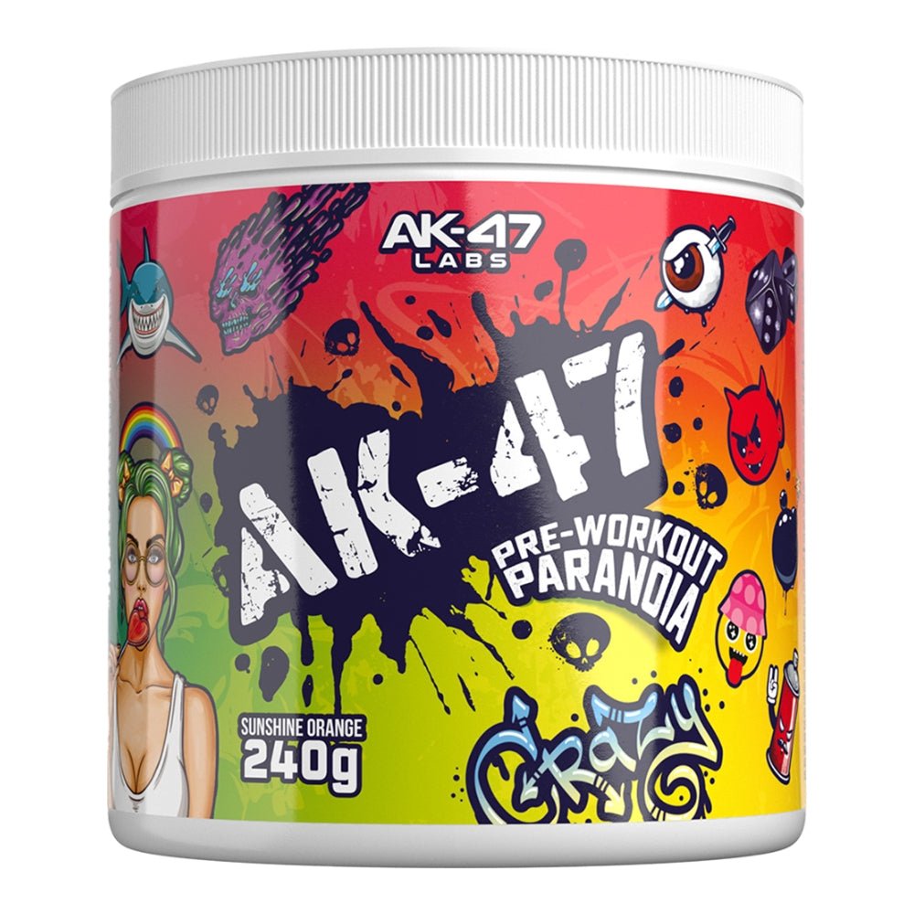 AK - 47 Labs Pre - Workout 120 scoops (per scoop of 4g: 400mg caffeine, 1g beta alanine) 8436600324529 - The Supplement Warehouse Pte Ltd