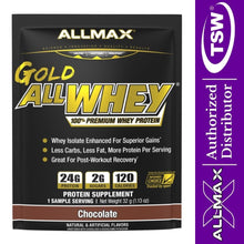 Load image into Gallery viewer, AllMax Gold All Whey Protein 32g Chocolate