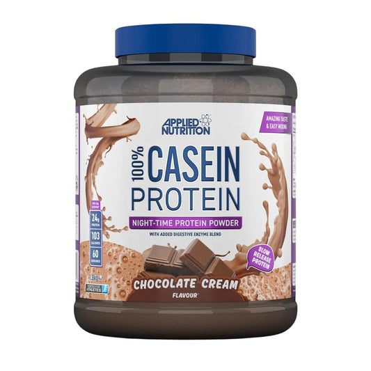 Applied 100% Casein Protein 1.8kg 60 scoops (per 30g scoop: 25.4g protein, 1.2g carb, 105 cal) HALAL 5056555208007 - The Supplement Warehouse Pte Ltd