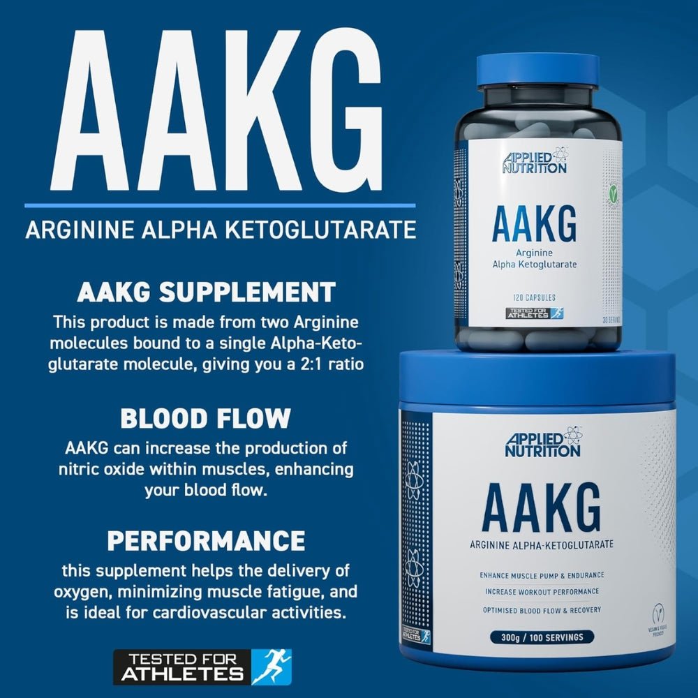Applied AAKG (Pump and Nitric Oxide Boost) 5056555205600 - The Supplement Warehouse Pte Ltd