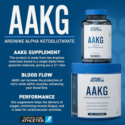 Applied AAKG (Pump and Nitric Oxide Boost) 5056555205600 - The Supplement Warehouse Pte Ltd