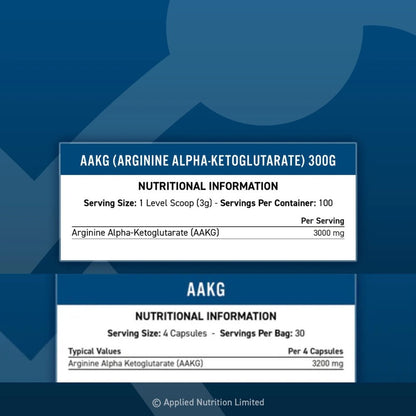 Applied AAKG (Pump and Nitric Oxide Boost) 5056555205600 - The Supplement Warehouse Pte Ltd