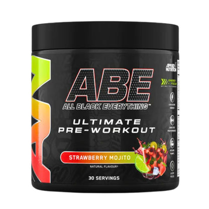 Applied ABE Pre - Workout 30 srv 375g (per 10.5g srv 200mg Caffeine, 4g Citrulline, 3g Creatine, 2g Beta - Alanine)HALAL 5056555203002 - The Supplement Warehouse Pte Ltd