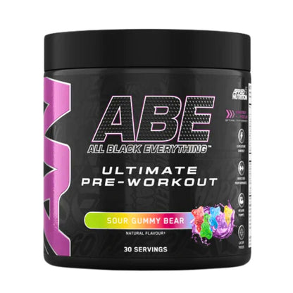 Applied ABE Pre - Workout 30 srv 375g (per 10.5g srv 200mg Caffeine, 4g Citrulline, 3g Creatine, 2g Beta - Alanine)HALAL 5056555204832 - The Supplement Warehouse Pte Ltd