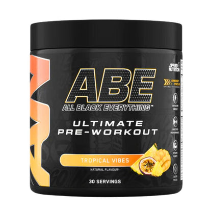 Applied ABE Pre - Workout 30 srv 375g (per 10.5g srv 200mg Caffeine, 4g Citrulline, 3g Creatine, 2g Beta - Alanine)HALAL 5056555204849 - The Supplement Warehouse Pte Ltd