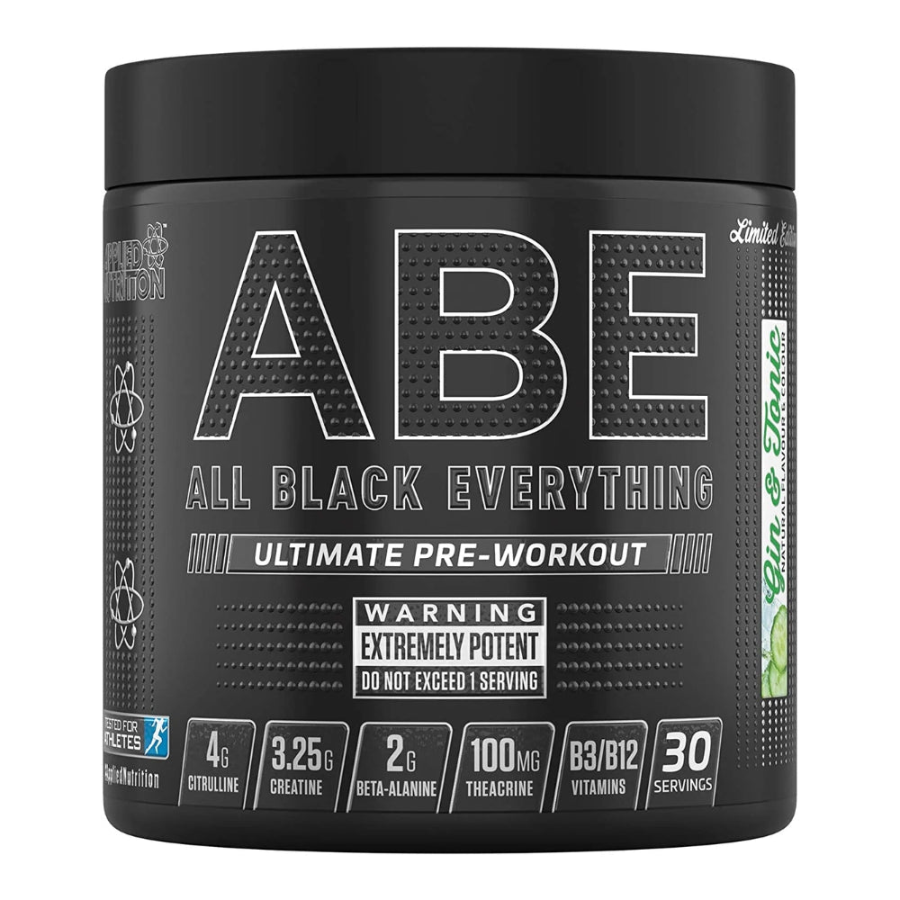 Applied ABE Pre - Workout 30 srv (per 10.5g srv 200mg Caffeine, 4g Citrulline, 3g Creatine, 2g Beta - Alanine) HALAL 634158938603 - The Supplement Warehouse Pte Ltd