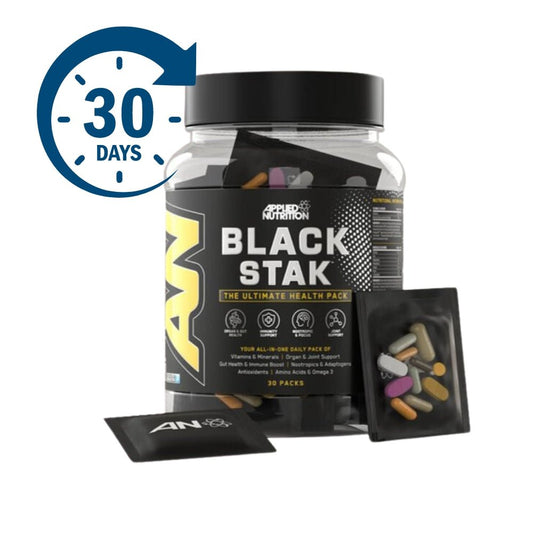 Applied Black Stak Ultimate Health Pack (30 Packs, Exp 07/2026, HALAL) 5056555206935 - The Supplement Warehouse Pte Ltd