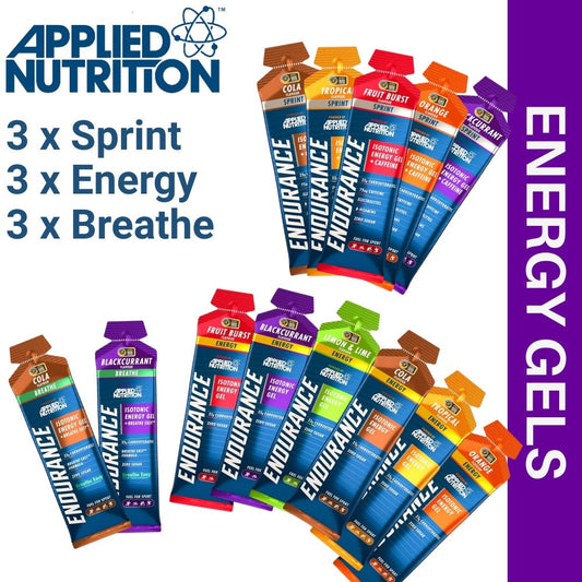 Applied Breathe, Energy, Sprint 9 Gels Bundle - The Supplement Warehouse Pte Ltd