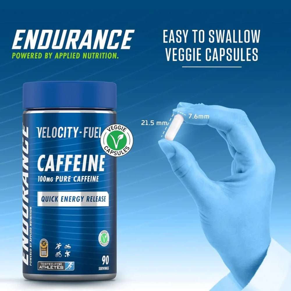 Applied Caffeine (Quick Energy Release) 100mg 90 veg caps 5056555201671 - The Supplement Warehouse Pte Ltd