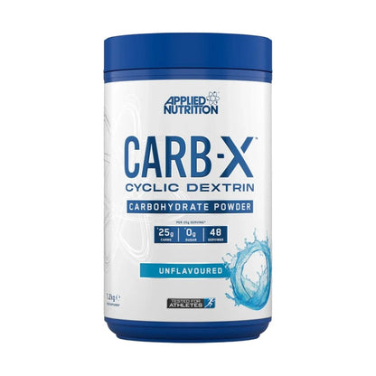 Applied Carb - X 100% Cyclic Dextrin Carbohydrates (per 25g scoop: 25g carbs, 0g sugar, 0g fat) HALAL 5056555206379 - The Supplement Warehouse Pte Ltd