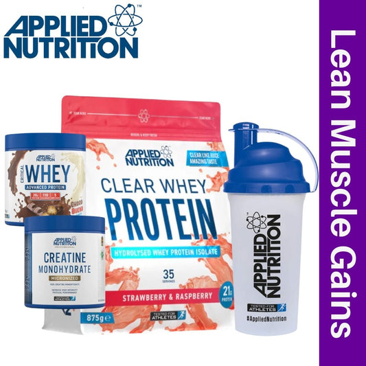 Applied Clear Whey 875g + Creatine 250g + Critical Whey 150g + Shaker Bundle - The Supplement Warehouse Pte Ltd