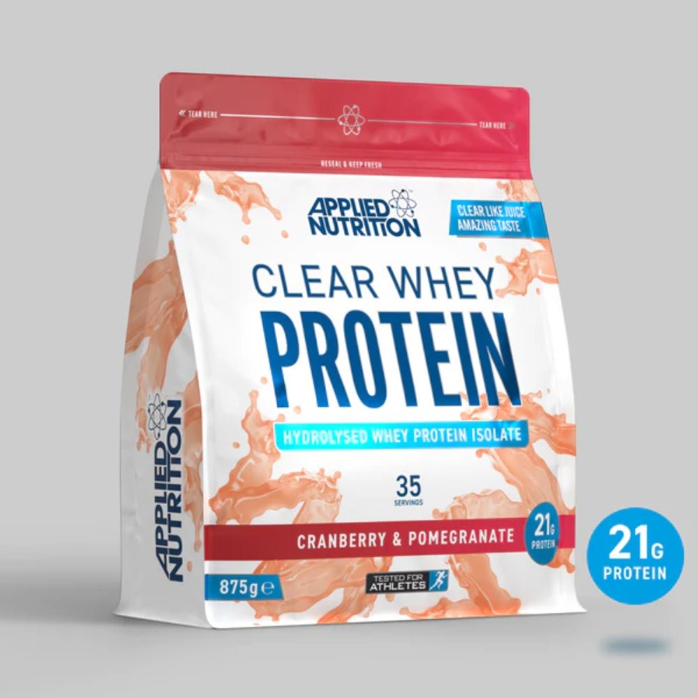 Applied Clear Whey Hydrolysed Whey Protein Isolate (per 25g scoop: 21.3g protein, 1g carb, 90 cal) HALAL 658556043790 - The Supplement Warehouse Pte Ltd