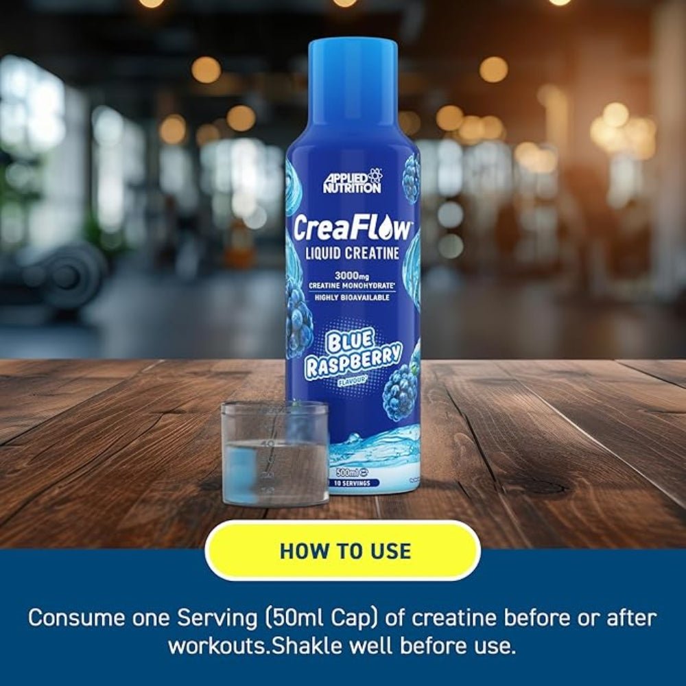 Applied CreaFlow™ Pure Liquid Creatine 10srv 500ml 5056555207154 - The Supplement Warehouse Pte Ltd