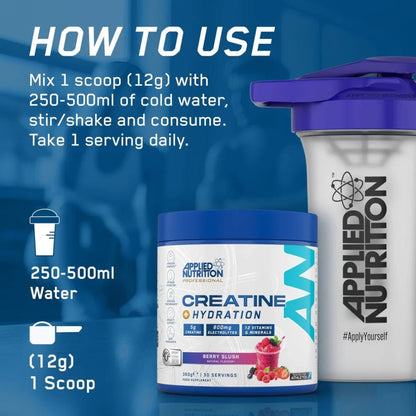 Applied Creatine + Hydration 30srv 5056555210307 - The Supplement Warehouse Pte Ltd