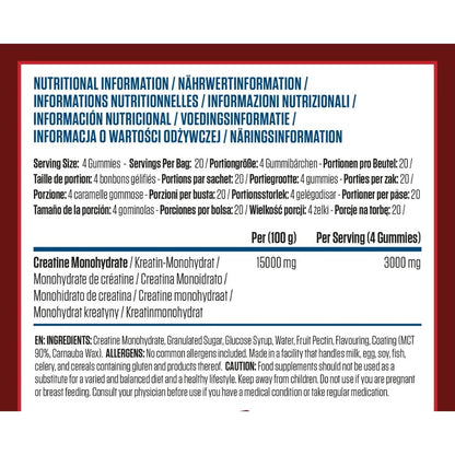 Applied Creatine Monohydrate 80 Gummies 20 srv 5056555207369 - The Supplement Warehouse Pte Ltd