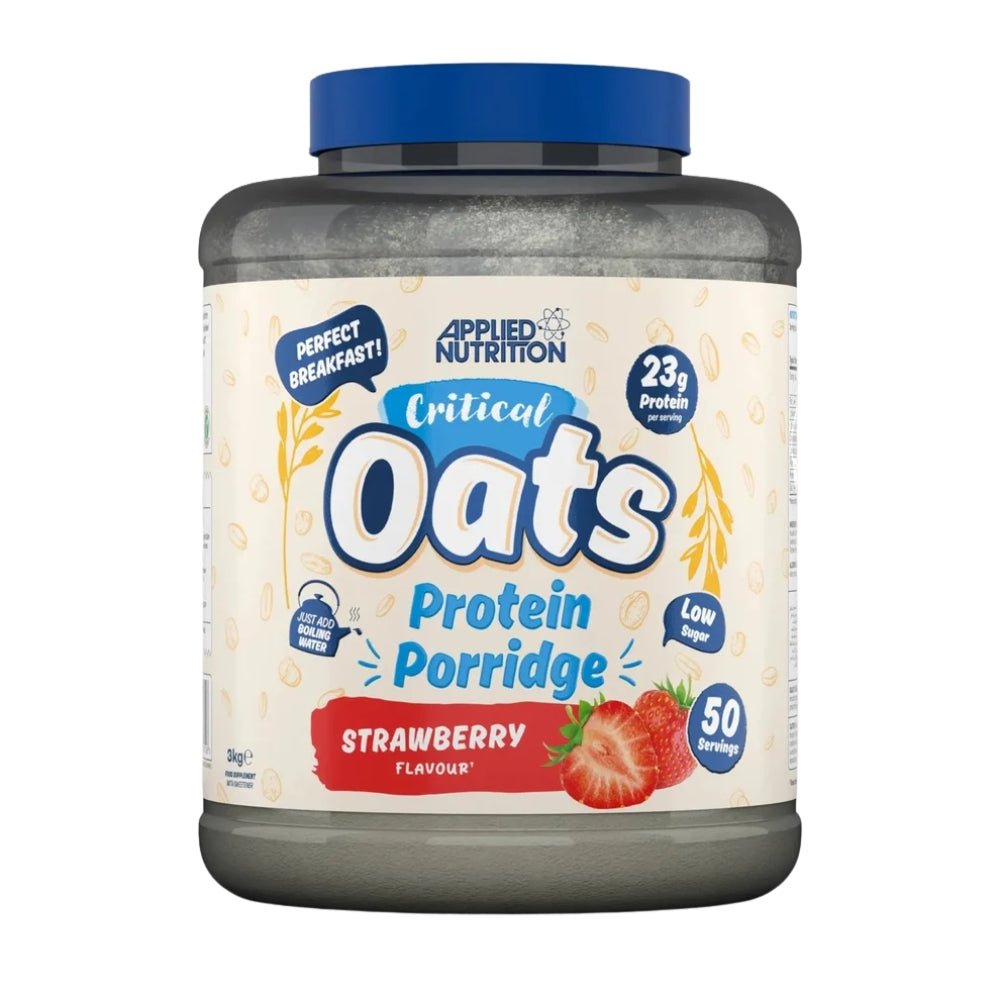 Applied Critical Organic Oats Protein Porridge HALAL (per scoop: 23g protein 23g carb 238 cal) 5056555206126 - The Supplement Warehouse Pte Ltd