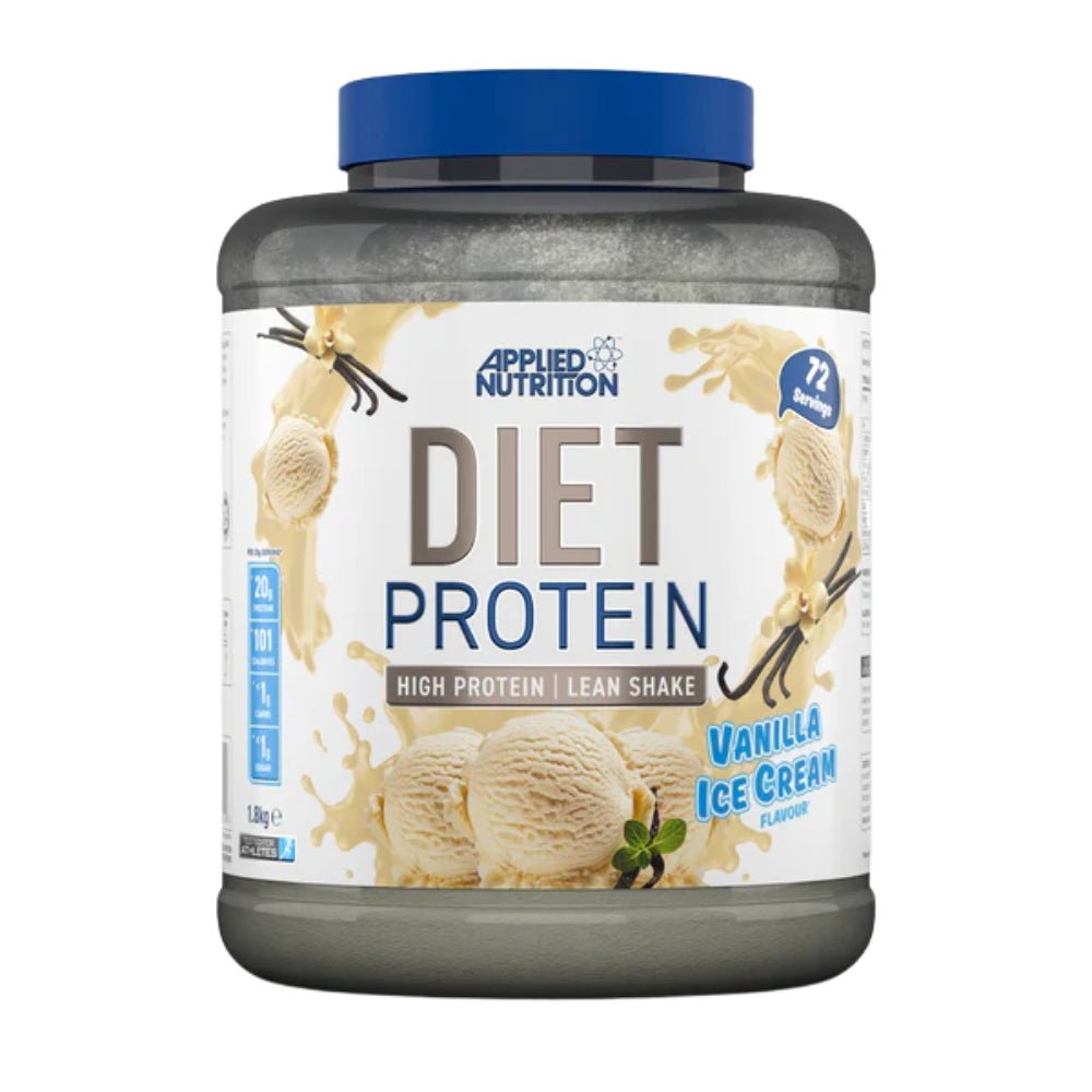 Applied Diet Whey Protein (per 25g scoop: 20g protein, 1g carb, 100cal, 600mg CLA, carnitine, green tea) HALAL 634158938139 - The Supplement Warehouse Pte Ltd