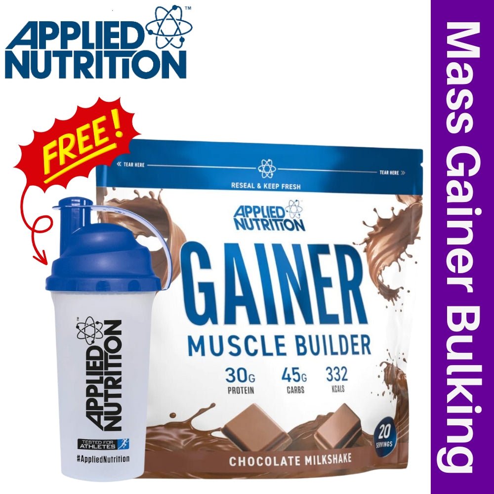 Applied Gainer Muscle Builder 1.8kg Gaining Bundle - The Supplement Warehouse Pte Ltd