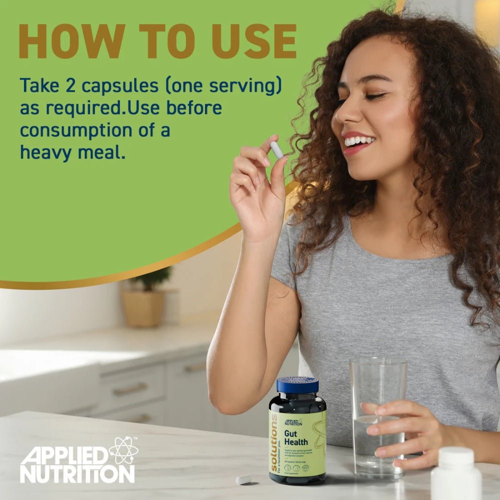 Applied Gut Health 60 veg caps (HALAL) 5056555208557 - The Supplement Warehouse Pte Ltd