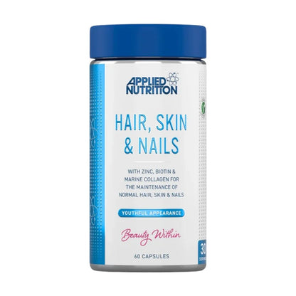 Applied Hair Skin and Nails Collagen 60 Veg Caps 5056555200551 - The Supplement Warehouse Pte Ltd