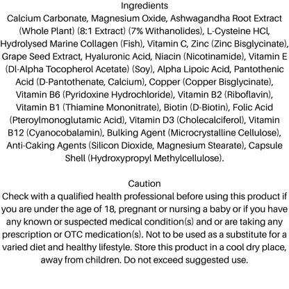 Applied Hair Skin and Nails Collagen 60 Veg Caps 5056555200551 - The Supplement Warehouse Pte Ltd