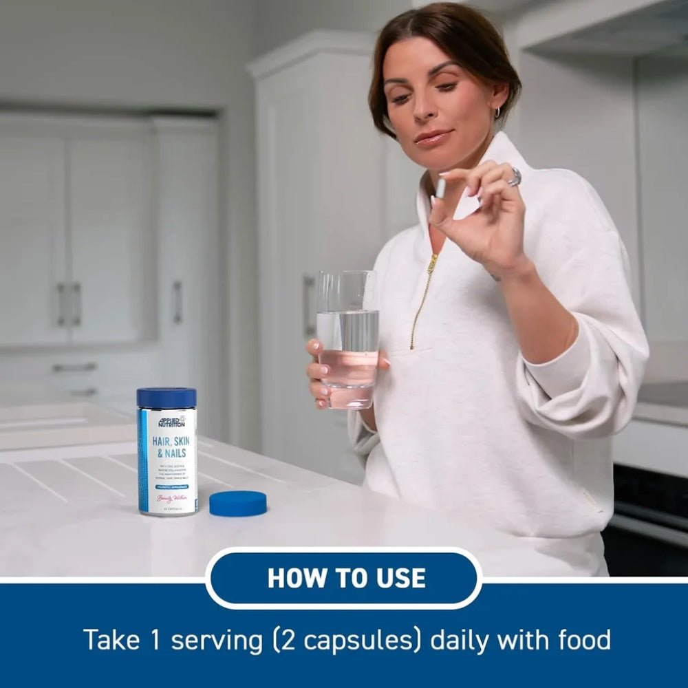 Applied Hair Skin and Nails Collagen 60 Veg Caps 5056555200551 - The Supplement Warehouse Pte Ltd