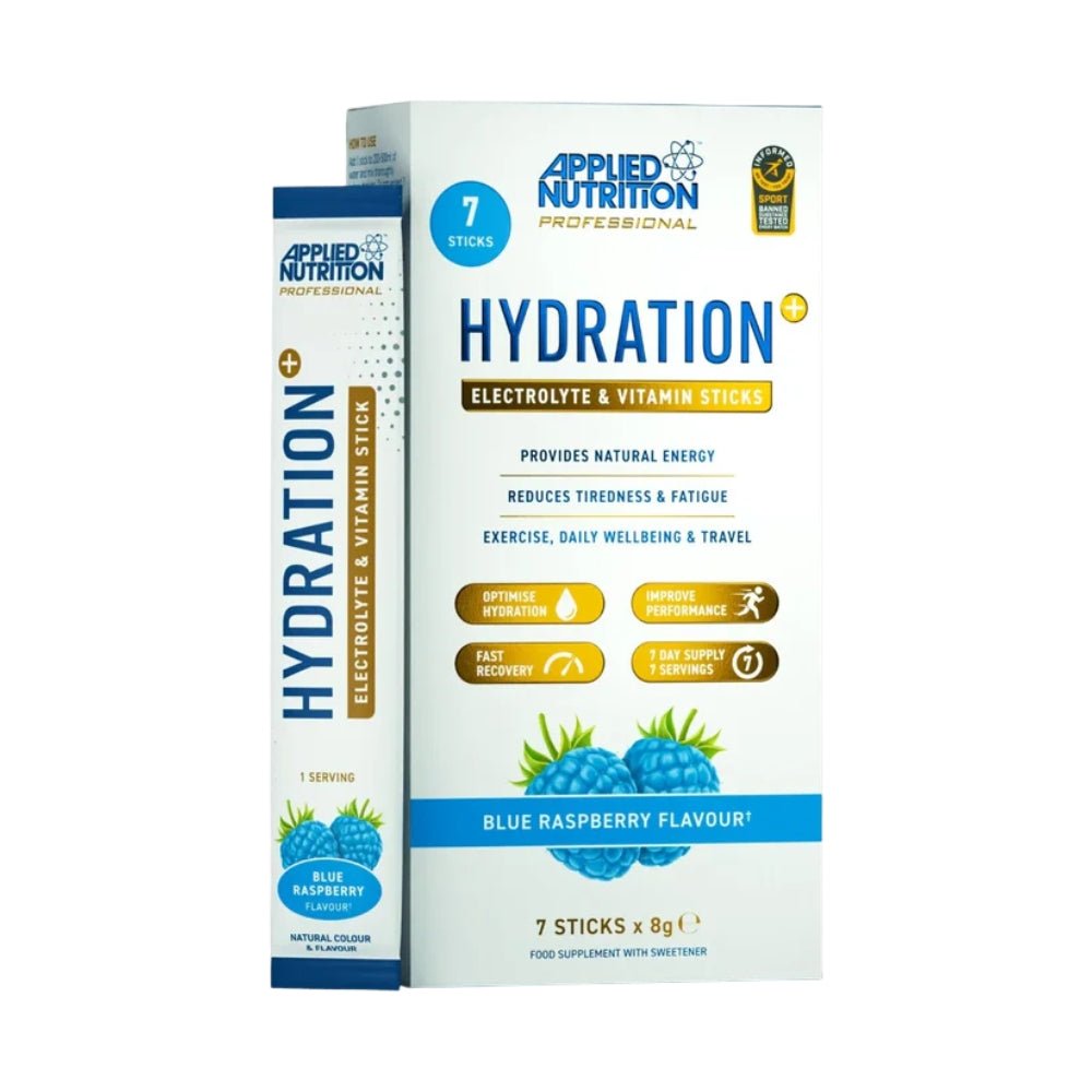 Applied Hydration+ Electrolyte & Vitamin Powder Pack of 8g x 7 Sticks 5056555209486 - The Supplement Warehouse Pte Ltd