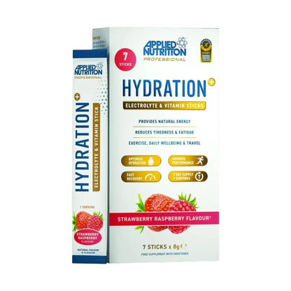 Applied Hydration+ Electrolyte & Vitamin Powder Pack of 8g x 7 Sticks 5056555209509 - The Supplement Warehouse Pte Ltd