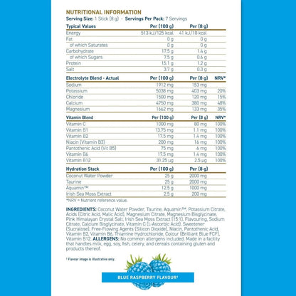 Applied Hydration+ Electrolyte & Vitamin Powder Pack of 8g x 7 Sticks 5056555209516 - The Supplement Warehouse Pte Ltd