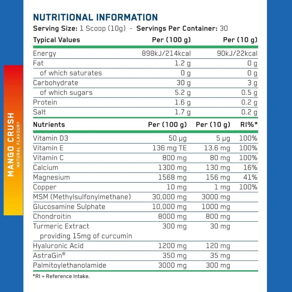 Applied Joint Complex Supplement 300g 30srv 5056555209936 - The Supplement Warehouse Pte Ltd