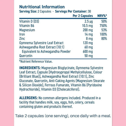 Applied Menopause Complex Capsules 60 veg caps 5056555208564 - The Supplement Warehouse Pte Ltd