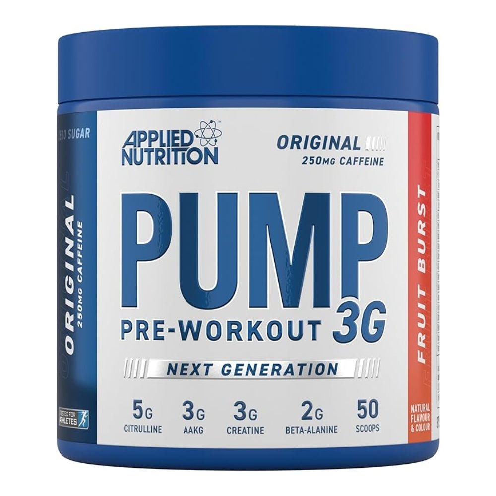 Applied Pump 3G Pre - Workout Original (HALAL) 375g 5056555204962 - The Supplement Warehouse Pte Ltd