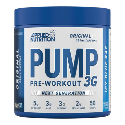 Applied Pump 3G Pre - Workout Original (HALAL) 375g 5056555204979 - The Supplement Warehouse Pte Ltd