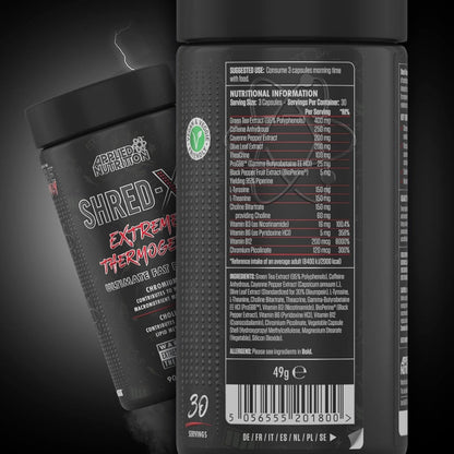 Applied Shred - X Extreme Thermogenic 90 veg cap (HALAL) 5056555201800 - The Supplement Warehouse Pte Ltd