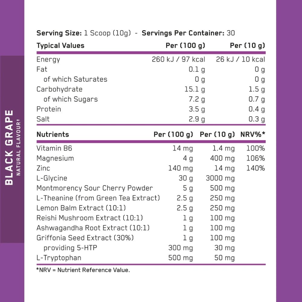 Applied Sleep Support 30srv Unwind & Recover 5056555210031 - The Supplement Warehouse Pte Ltd