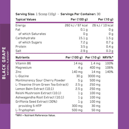 Applied Sleep Support 30srv Unwind & Recover 5056555210031 - The Supplement Warehouse Pte Ltd