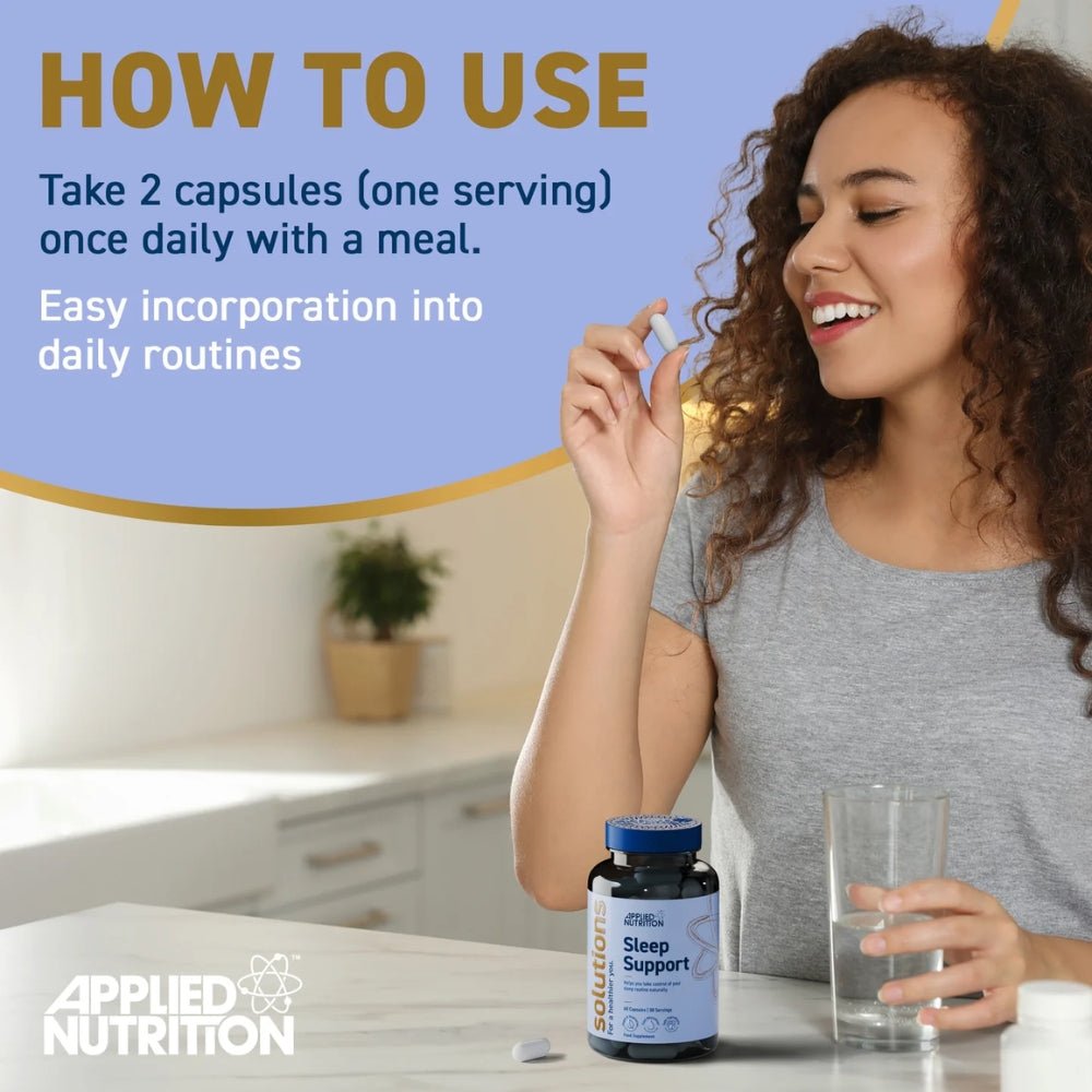Applied Sleep Support 60 veg caps (HALAL) 5056555208588 - The Supplement Warehouse Pte Ltd