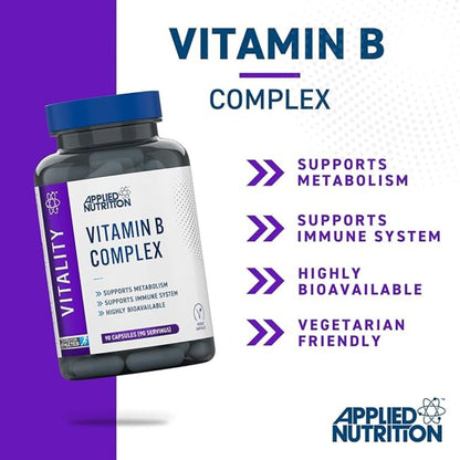 Applied Vitamin B Complex Multivitamin 90 veg caps 5056555206683 - The Supplement Warehouse Pte Ltd