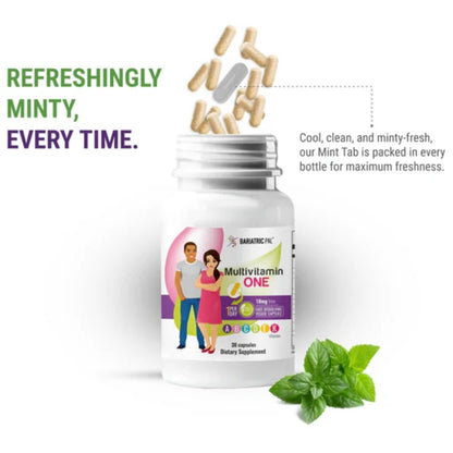 BariatricPal Multivitamin 30 veg caps 758176238863 - The Supplement Warehouse Pte Ltd