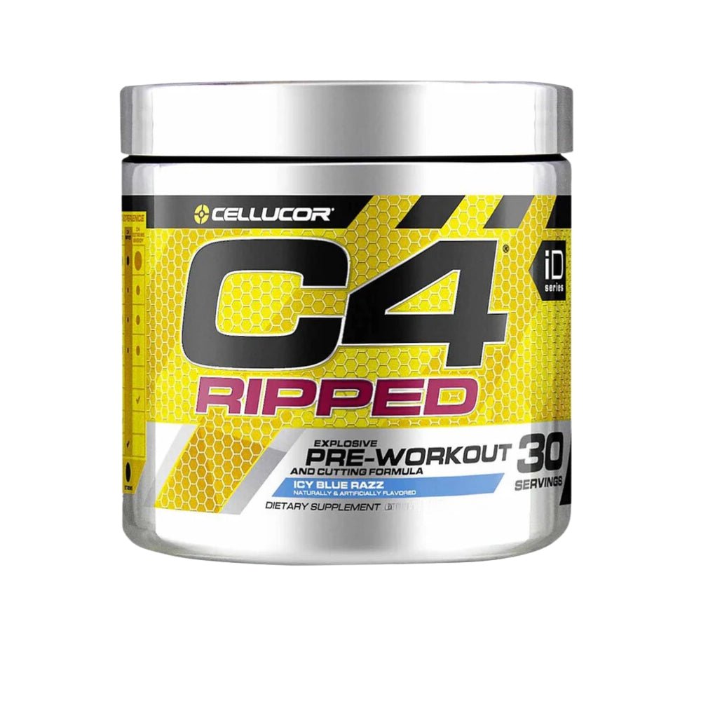 Cellucor C4 Ripped Pre - Workout 30srv (1 srv: 150mg caffeine, 1.6g beta - alanine, 1g arginine) 842595105063 - The Supplement Warehouse Pte Ltd